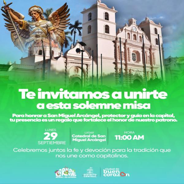 Misa solemne en honor a San Miguel Arcángel