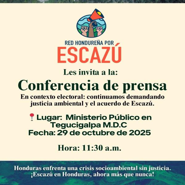 Red Hondureña por Escazú: Contexto electoral 