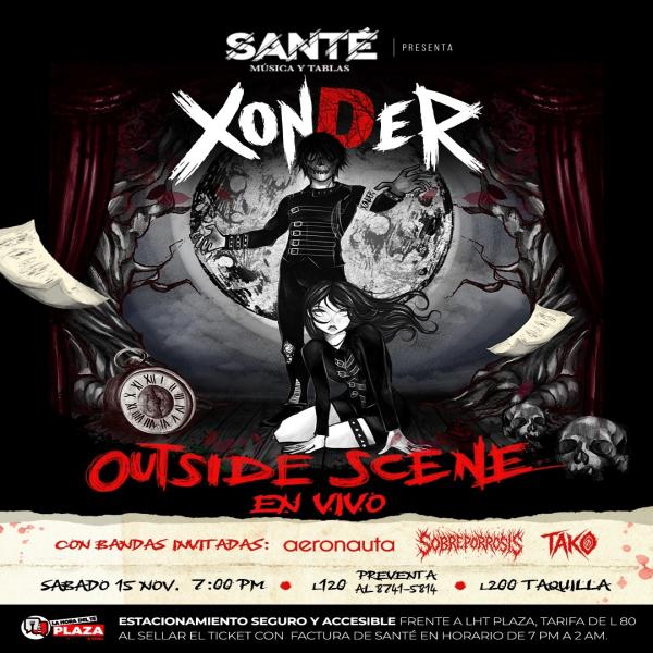 Xonder presenta su albúm debut: Outside scene en vivo 
