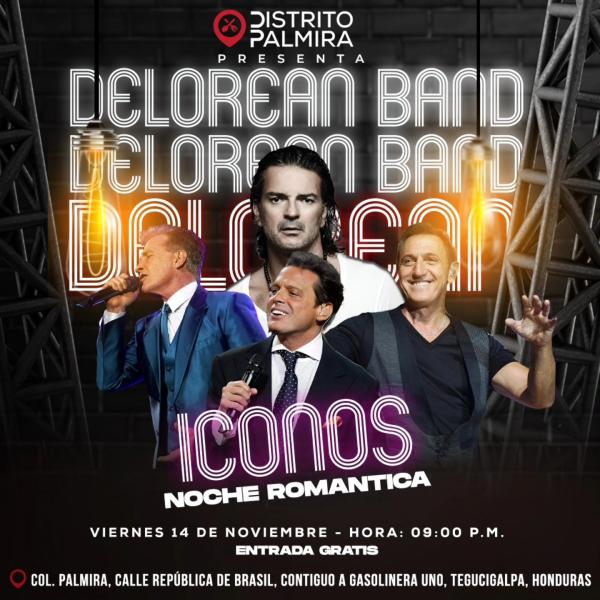 Noche romántica con Delorean Band 