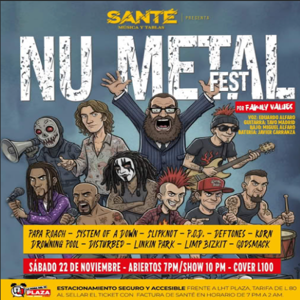 Nu Metal Fest el grito de una generación que vuelve a retumbar 