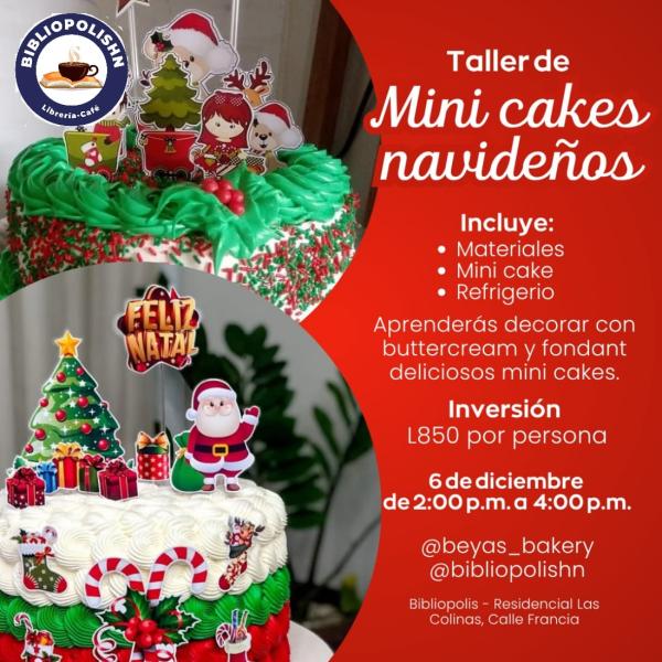 Taller de Mini Cakes Navideños 