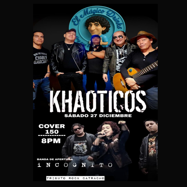 Khaoticos y Max Urso en Concierto