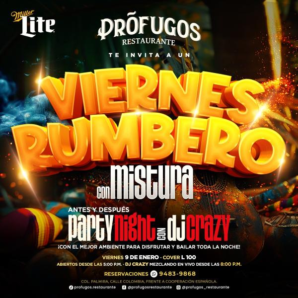Viernes Rumbero con Mistura 