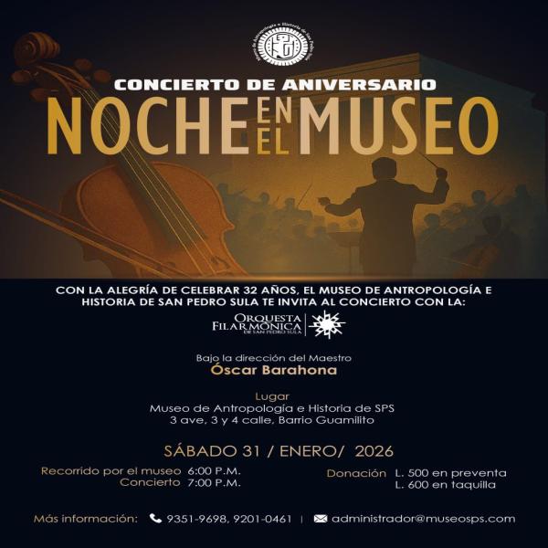 Concierto de Aniversario: Noche en el Museo 