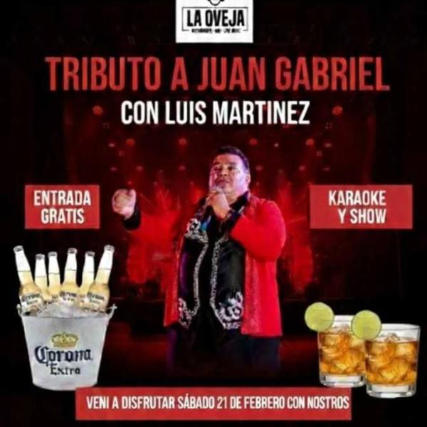 Homenaje a Juan Gabriel con Luis Martínez 