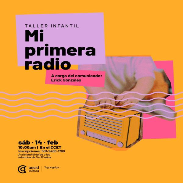 Taller infantil: Mi primera radio