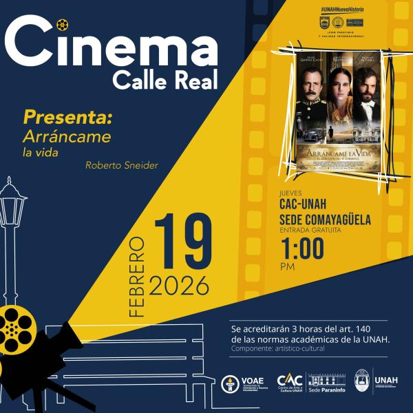 Cinema Calle Real presenta “Arráncame la vida”