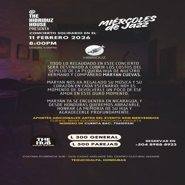 Miércoles de Jazz: Concierto solidario 