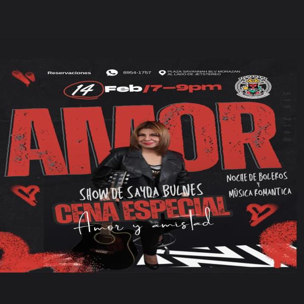 Noche de Boleros y Música Romántica con Sayda Bulnes 