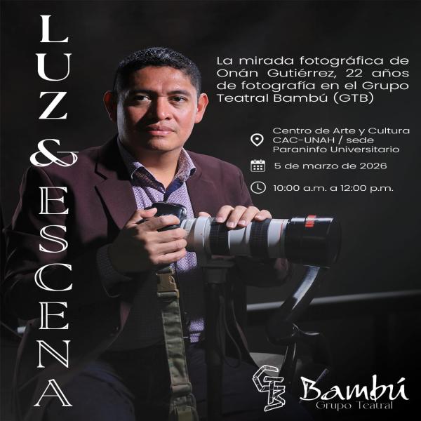 Presentación de libro: Luz y escena: La mirada fotográfica de Onán Gutiérrez