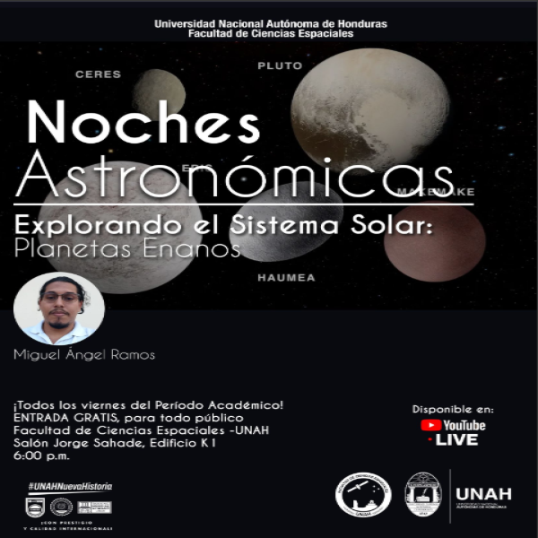 Noches Astronómicas: Explorando el Sistema Solar: Planetas Enanos 