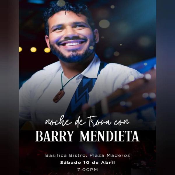 Noche de trova con Barry Mendieta 
