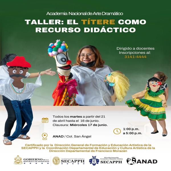 Taller “El títere como recurso didáctico”