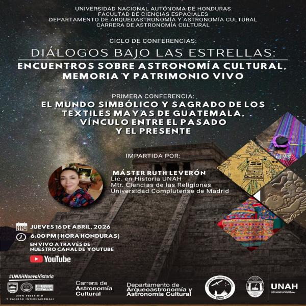 Ciclo de conferencias: “Diálogos bajo las estrellas: encuentros sobre Astronomía Cultural, memoria y patrimonio vivo”