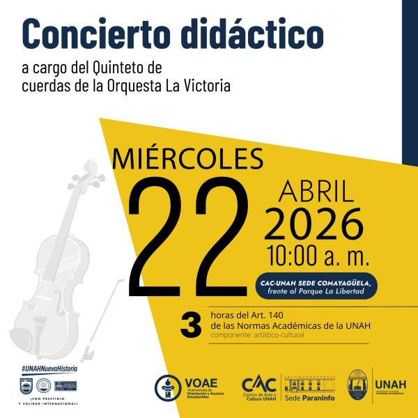 Concierto Didáctico: Quinteto de cuerdas de la Orquesta La Victoria de la SECAPPH