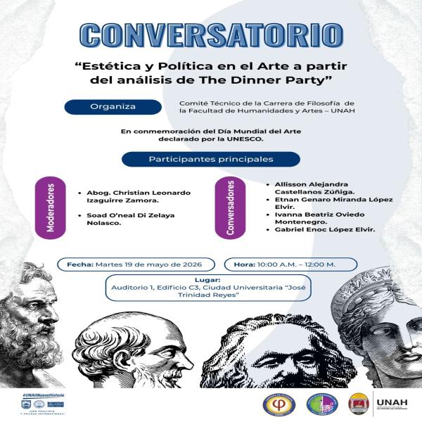 Conversatorio “Estética y Política en el Arte a partir del análisis de The Dinner Party”