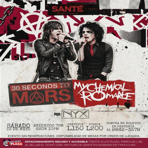 Especial MY CHEMICAL ROMANCE & 30 SECONDS TO MARS