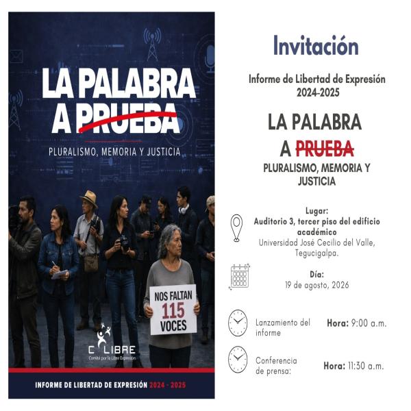 Presentación del informe “La Palabra a Prueba: pluralismo, memoria y justicia”