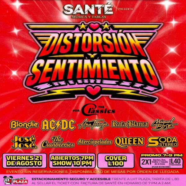 Te invitamos a Distorsión y Sentimiento