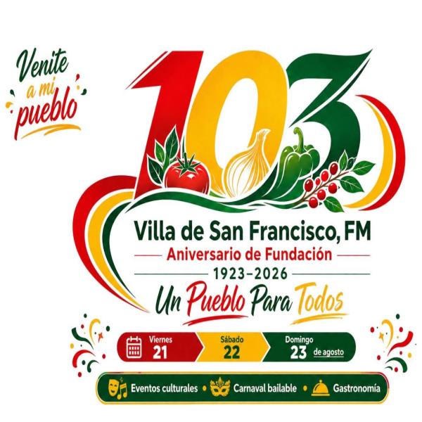 Hoy comenzamos a celebrar en la Villa de San Francisco...! 