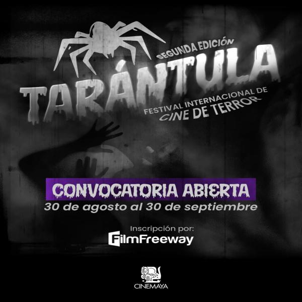 Inscripciones para el festival de cine de terror Tarántula