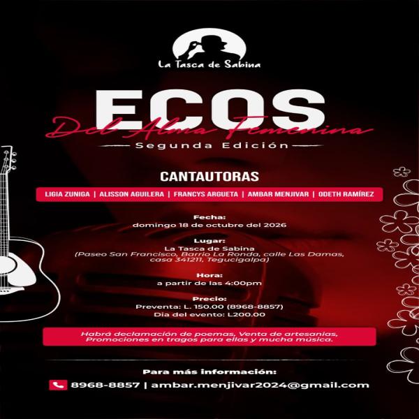 ECOS del alma femenina: Segunda edición 