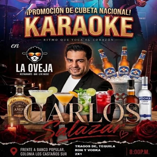 Karaoke con Carlos Salazar 