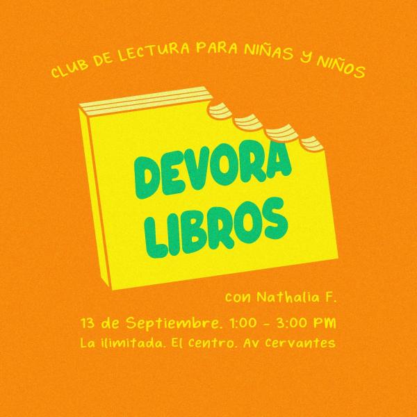 Club de lectura para niñas y niños: Devora Libros 