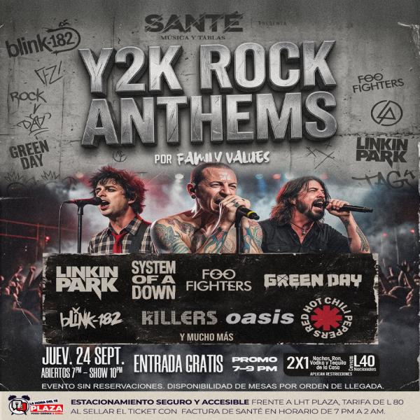 Especial Y2K ROCK ANTHEMS 