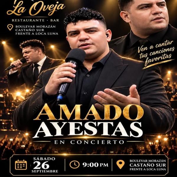 Amado Ayestas en concierto 
