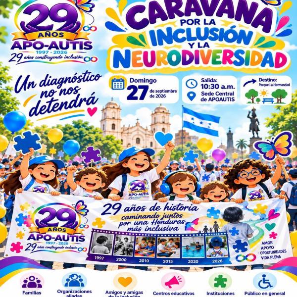 Caravana por la inclusión y la neurodiversidad