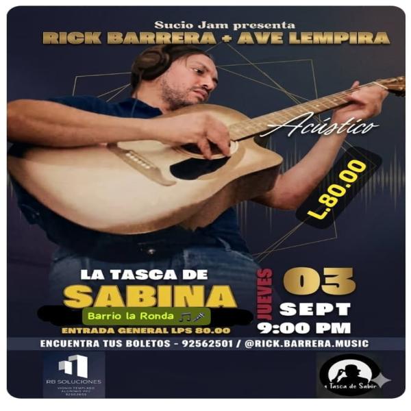 Rick Barrera + Ave Lempira: Acústico 