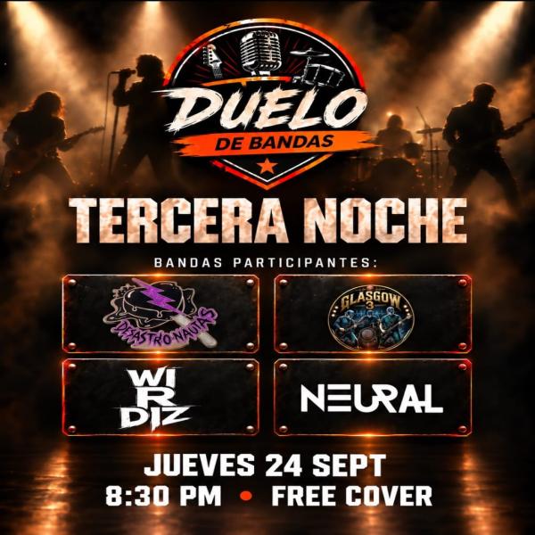 Tercera Noche del Duelo de Bandas de la Taberna Artesanal