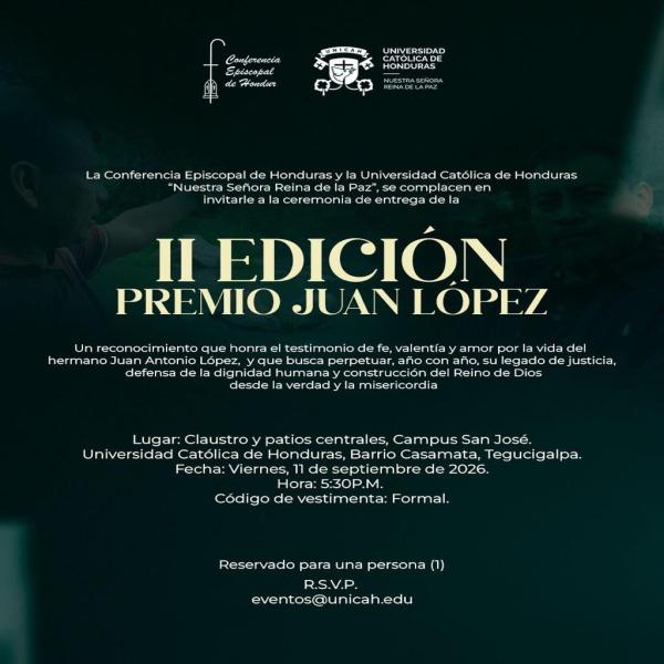 II Edición del Premio Juan López 