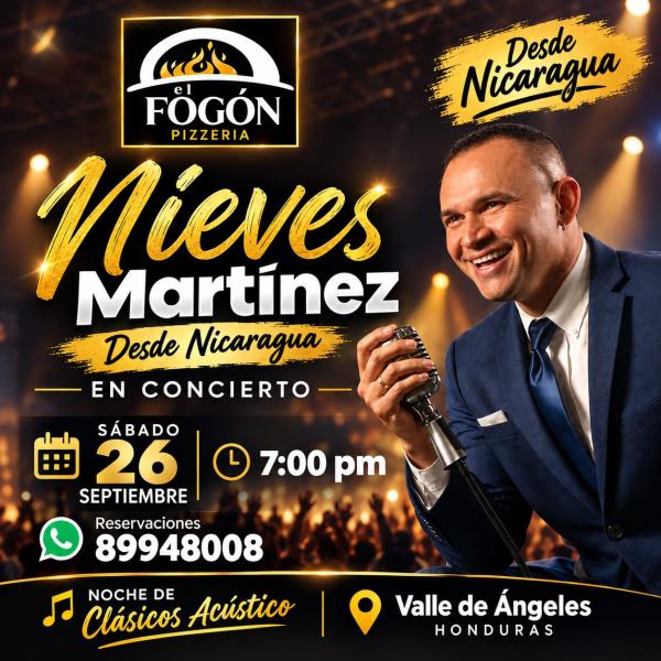 Nieves Martínez desde Nicaragua en concierto 