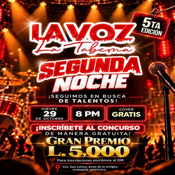 La Voz en La Taberna - Segunda noche 